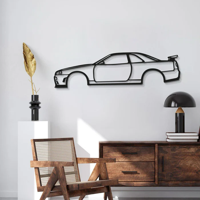Modern SUV Car Metal Wall Art for Living Room Decor