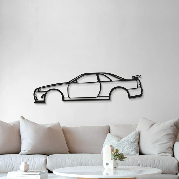 Modern SUV Car Metal Wall Art for Living Room Decor