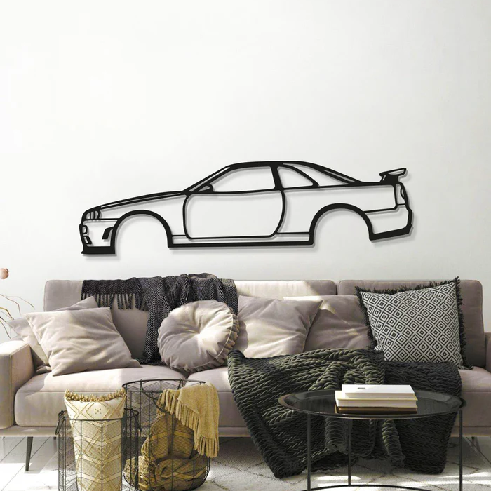 Modern SUV Car Metal Wall Art for Living Room Decor