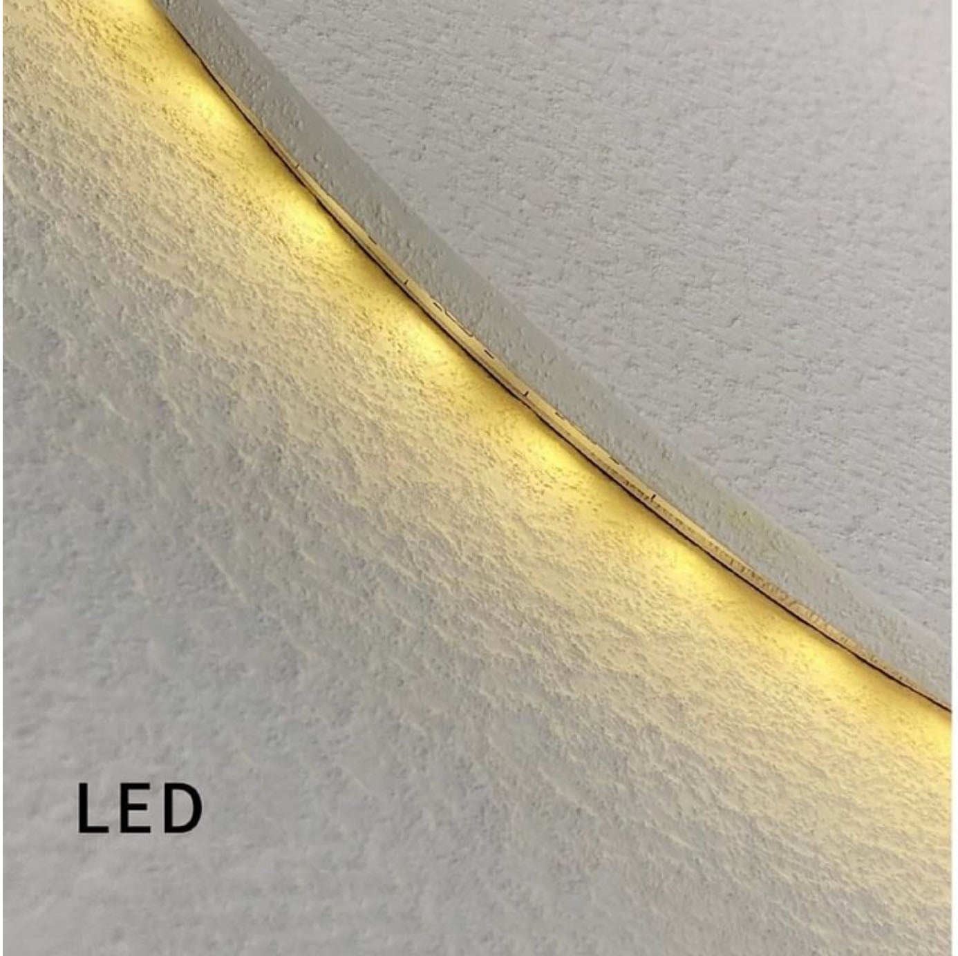 Modish Circular Glow LED Light Wall Panel with Planter